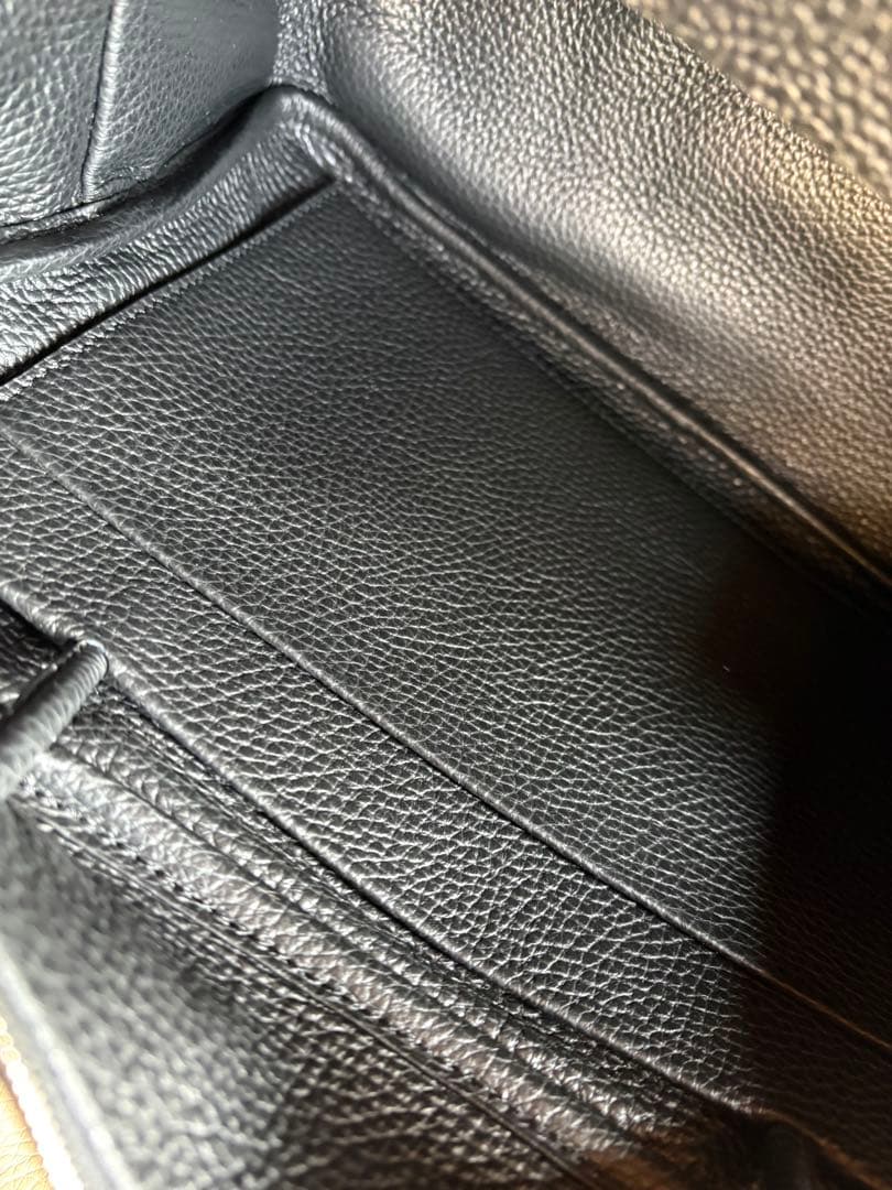 Aeta 黒 LEATHER BOSTON 　PG22