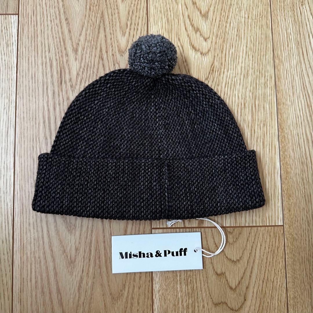 Misha & Puff / Garter Hat Bark misha and puff ガーターハット 4-8y