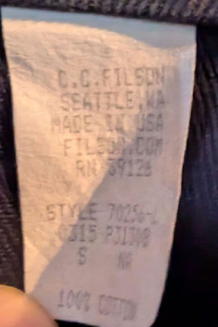 バッグ FILSON RUGGED TWILL ORIGINAL BRIEFCASE