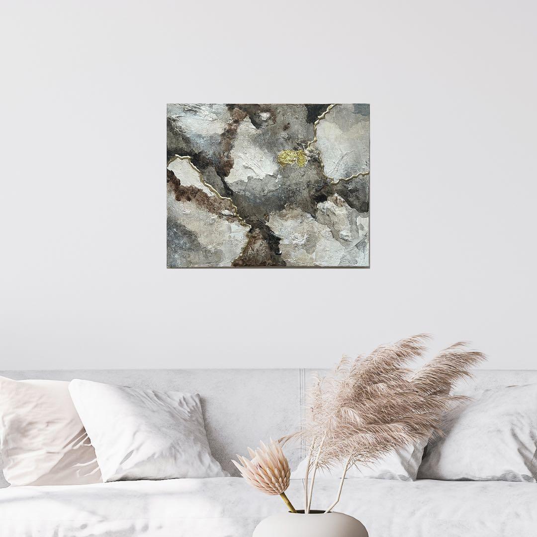 テクスチャー　アート　絵画　インテリア　ニュアンス　海外　雑貨　抽象画　モダン