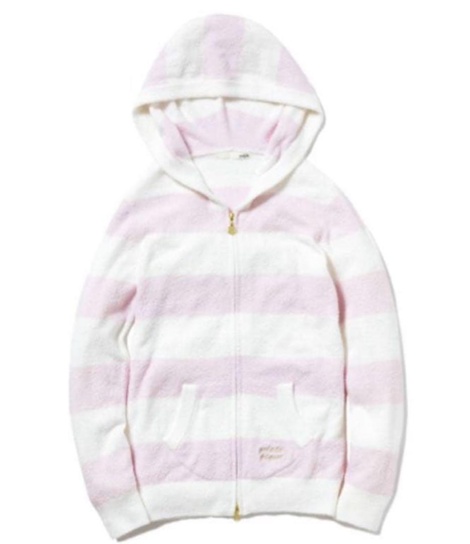 【新品タグ付】スムーズィ２ボーダーパーカ＆ロングパンツセット【ピンク】