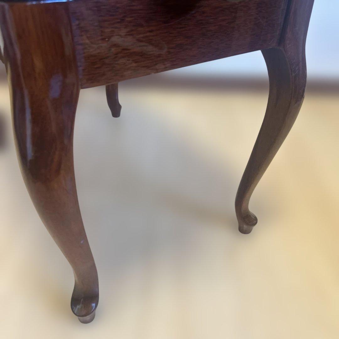 極美品】YAMAHA ピアノ付属椅子 木目 猫脚 マホガニー