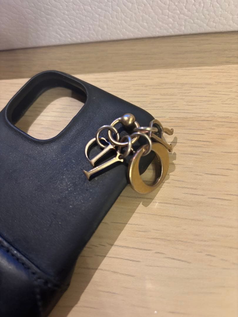 お値下げ Dior ブラックカナージュiPhone15ケース