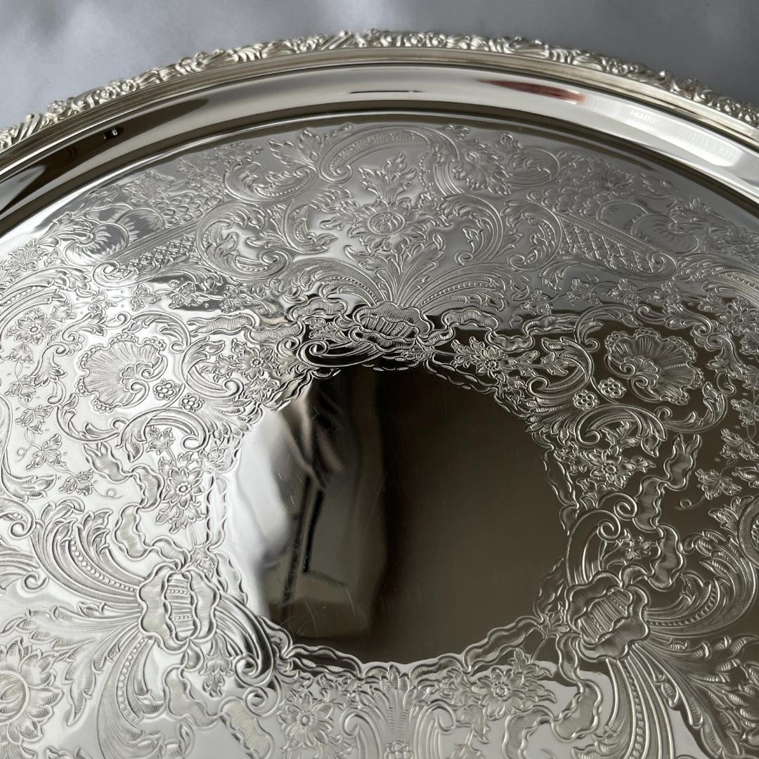 【Mappin&Webb】 マッピンアンドウェッブ ギャラリートレー 32cm