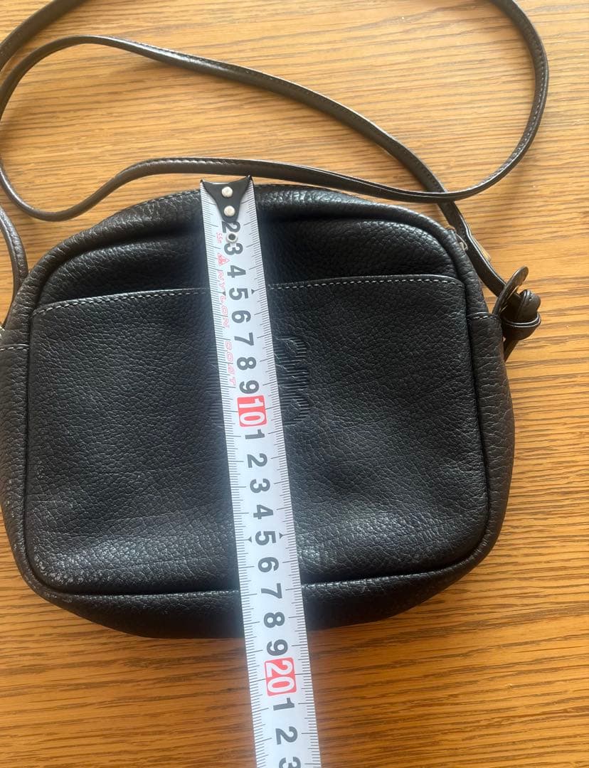 LOEWE 黒 レザー ショルダーバッグ