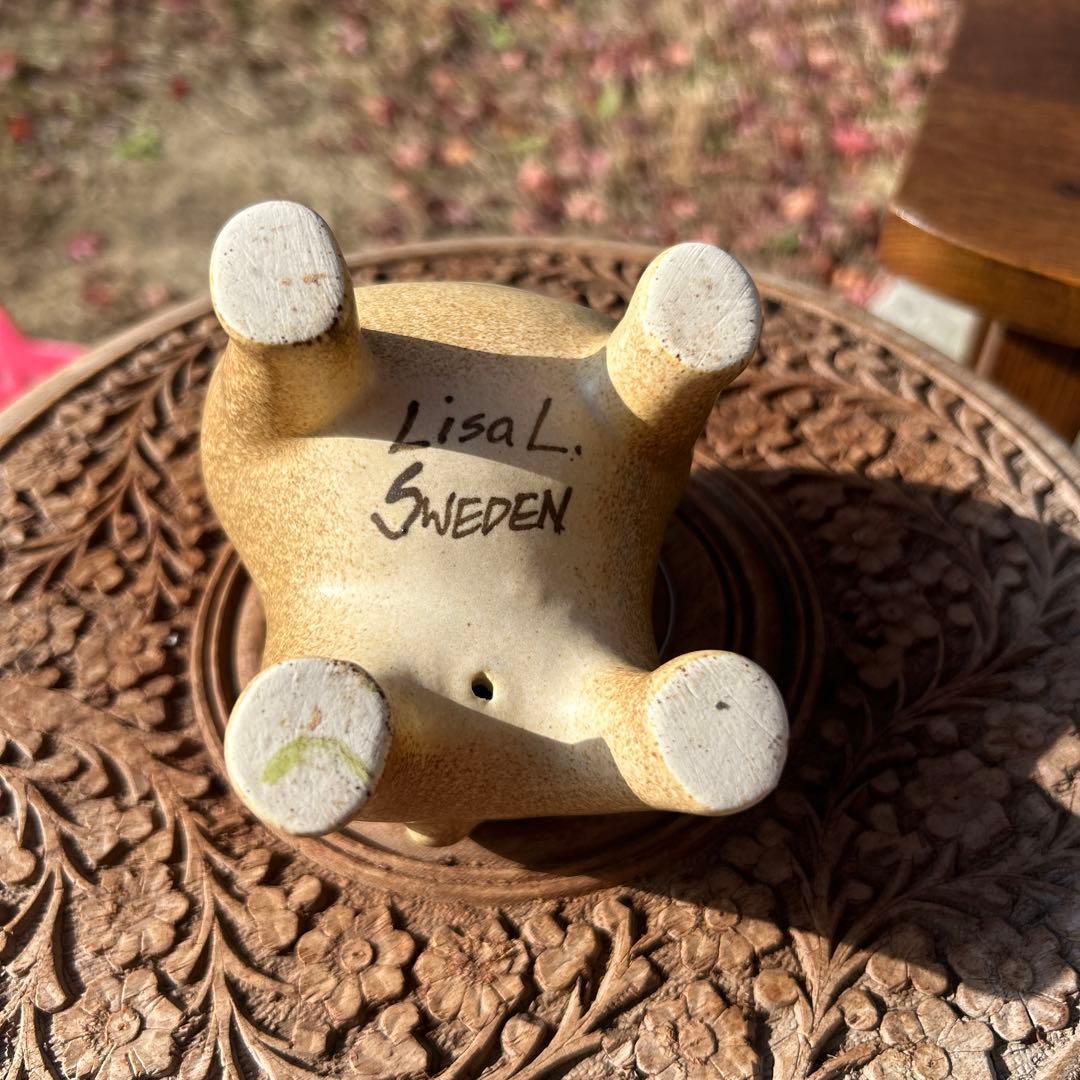 リサラーソン ブルドッグ 陶器 最終値下リサ ラーソン（LISA LARSON