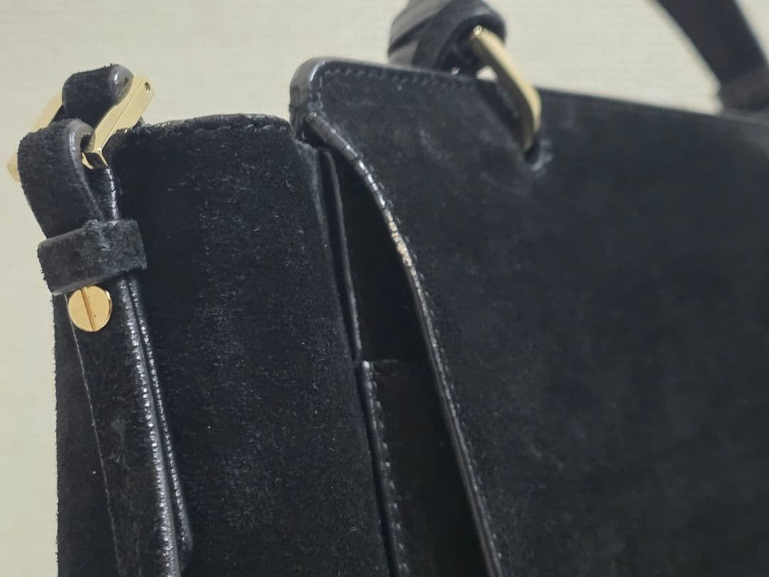 JIL SANDER ジルサンダー スエード ブラック ワンショルダーバック