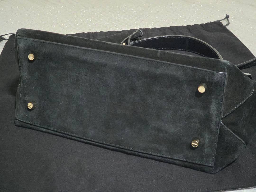 JIL SANDER ジルサンダー スエード ブラック ワンショルダーバック