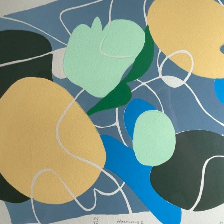 ◇【本荘まさ子】Harmony 1995年 シルクスクリーン NEW YORK◇