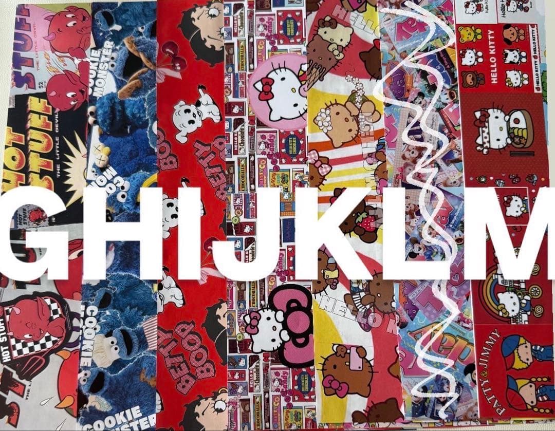 デザペ バラ売り デザインペーパー 包装紙 リオ D系 アメキャラ