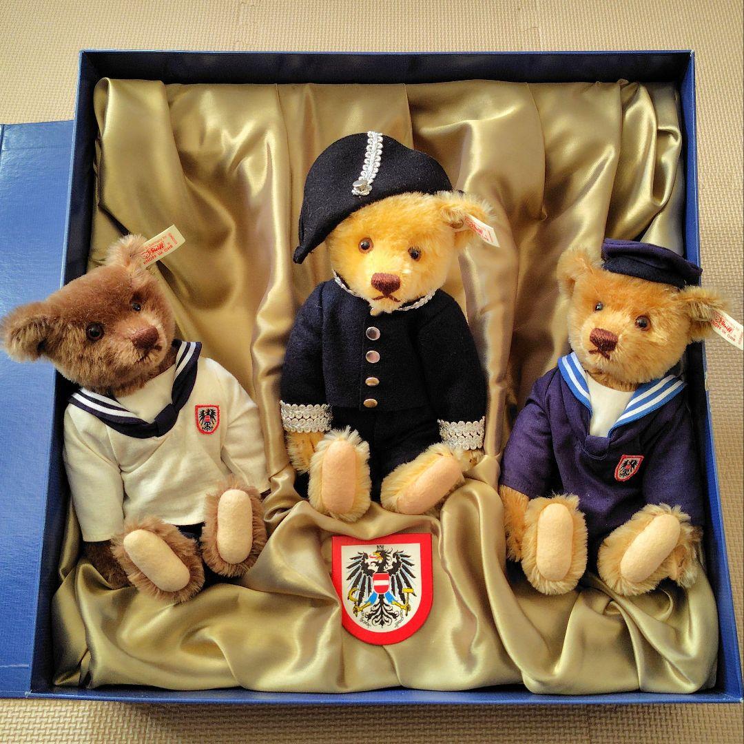 シュタイフ ウィーン少年合唱団 500周年記念限定ベア 3体セット Steiff