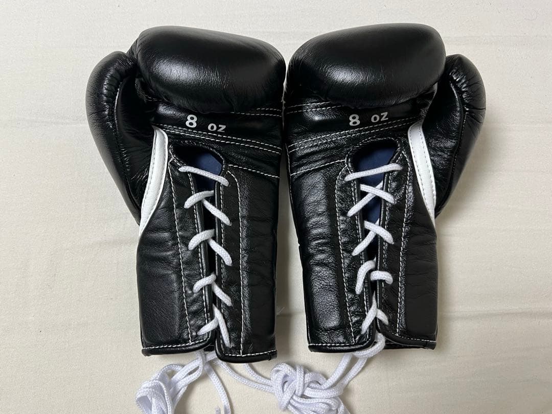 ウイニング ボクシンググローブ 16oz 紐式 黒 ゴールド Winning