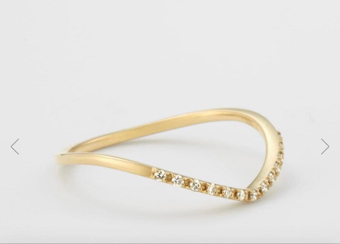 アガット agate K18ダイヤモンドリング