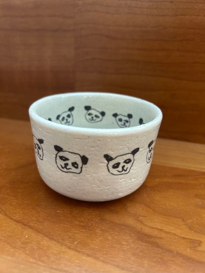 水野智路　パンダ　小鉢　練り込み