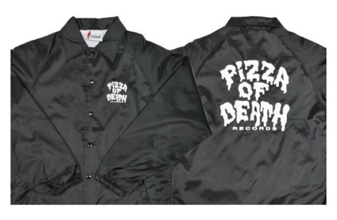 新品未開封 Pizza of Death Records コーチジャケット ブラック XL
