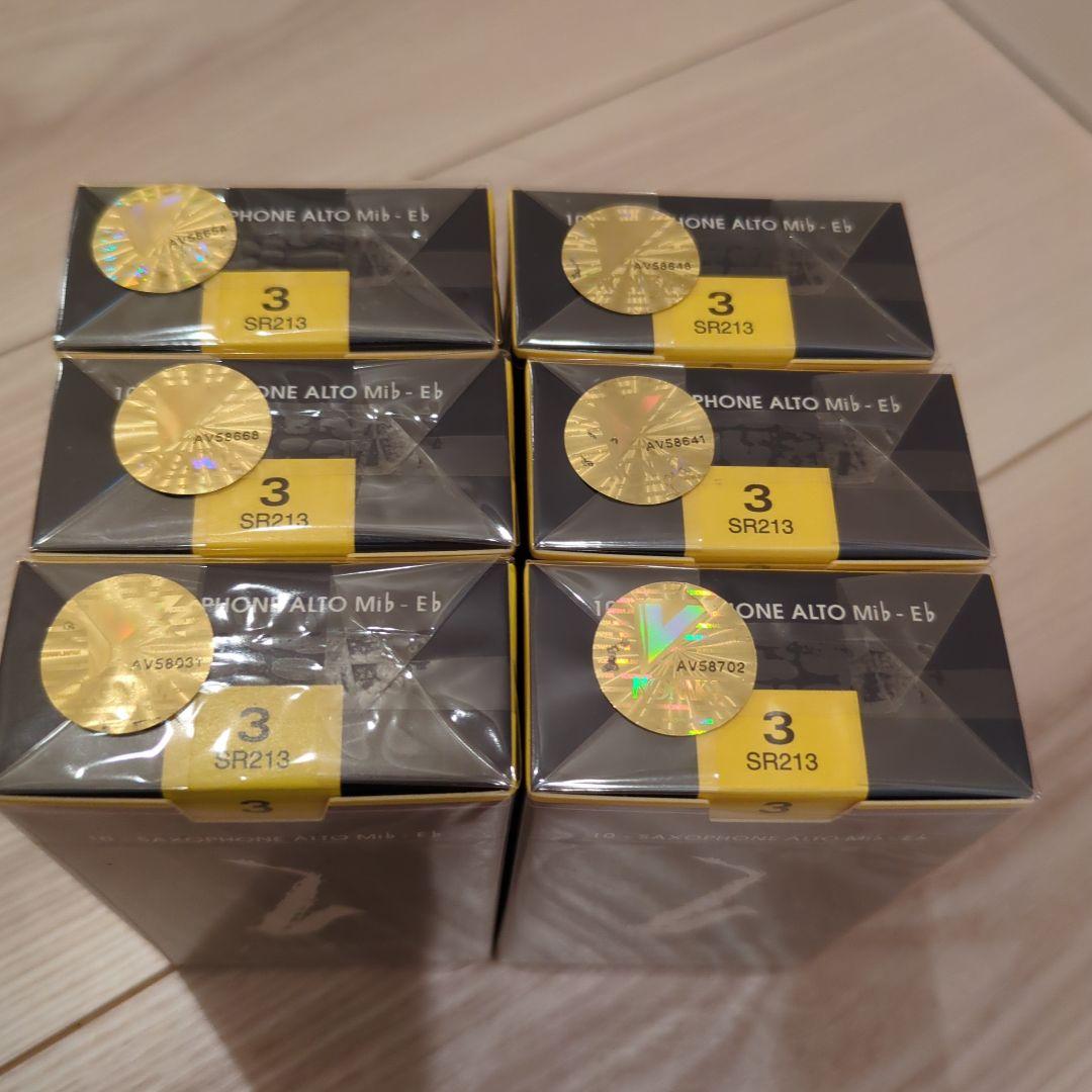 Vandoren アルトサックスリード 6箱　青箱　トラディショナル