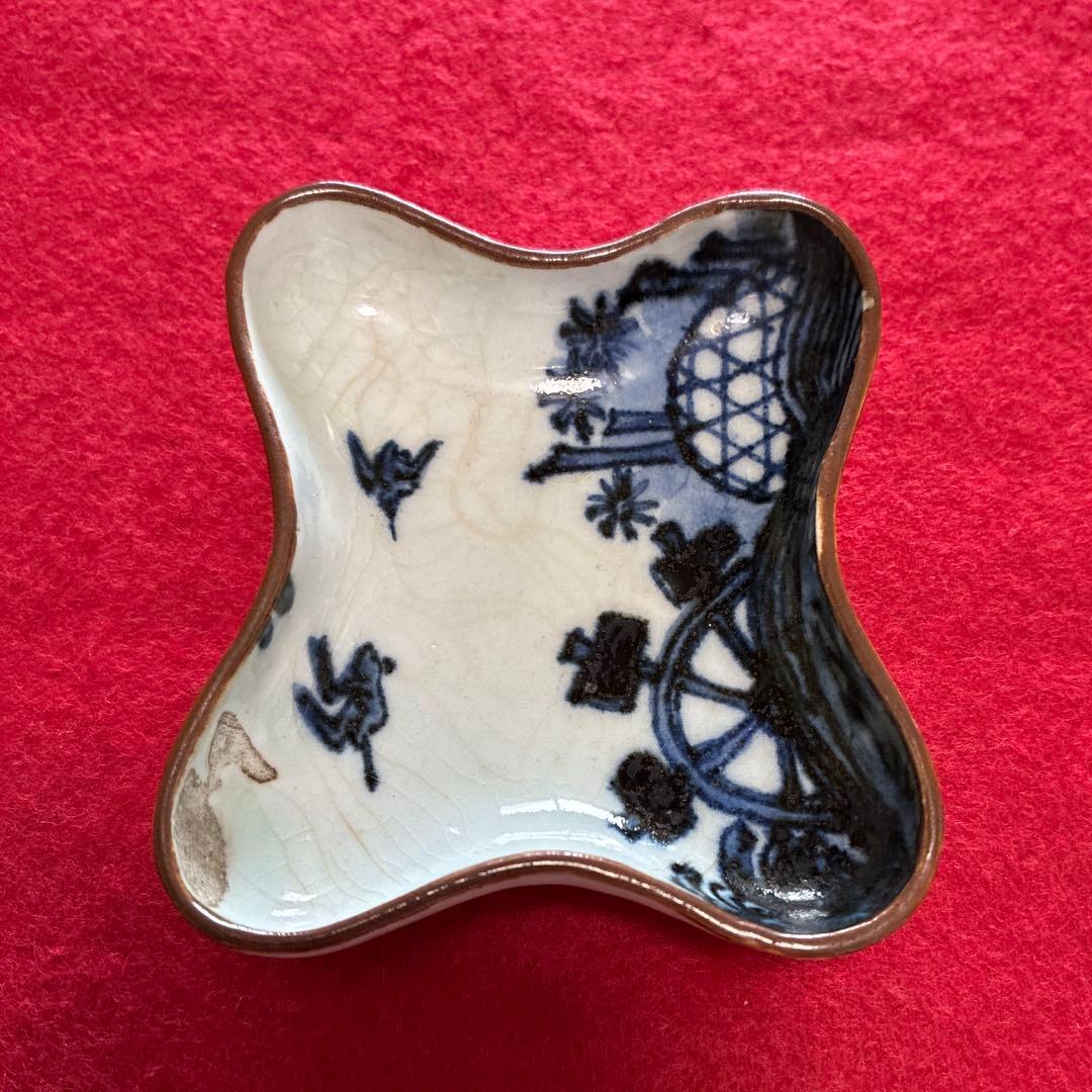 古伊万里　染付　豆皿　小皿