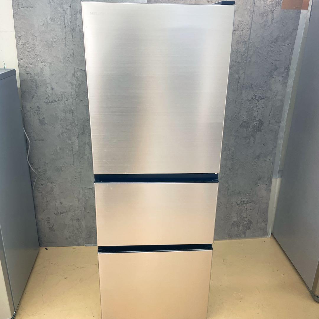 HITACHI 日立　冷蔵庫　R-27SV 265L 2023年製 ゆずもも】日立 冷凍冷蔵庫 265L 美品[2023年]R-27SV(N) ゆずも