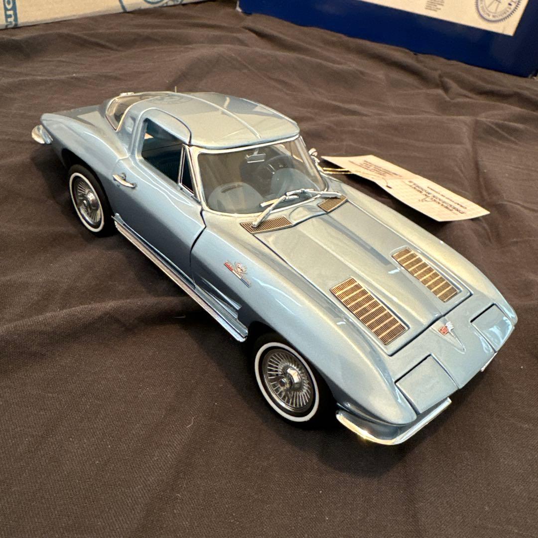 1/24 フランクリンミント 1963 コルベット スティングレイ ミニカー