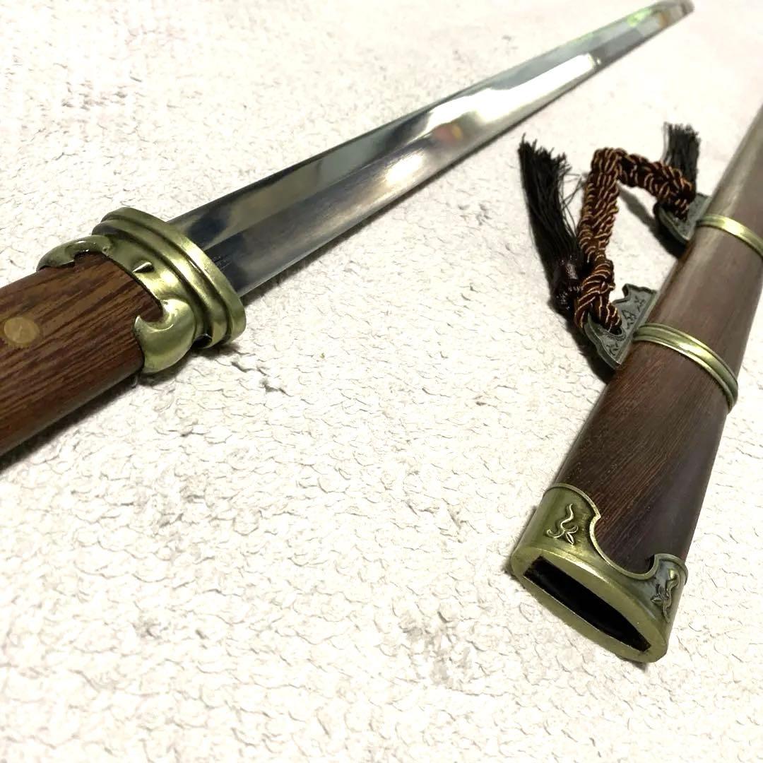 模造刀　剣　両刃　環頭太刀　直刀