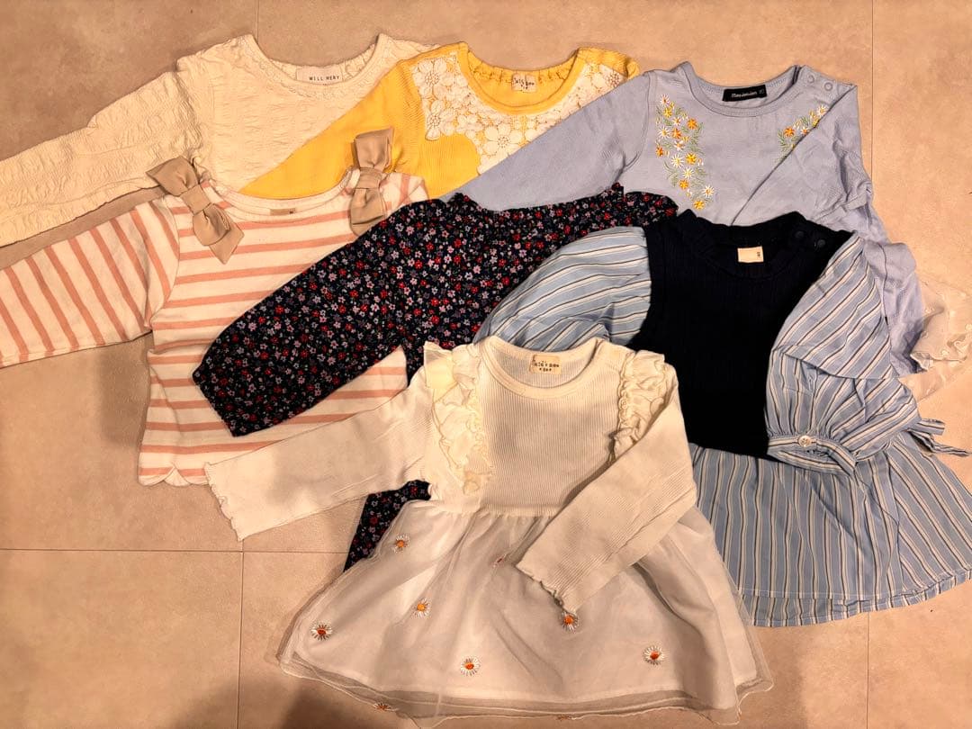 女の子　80 春〜夏　60点