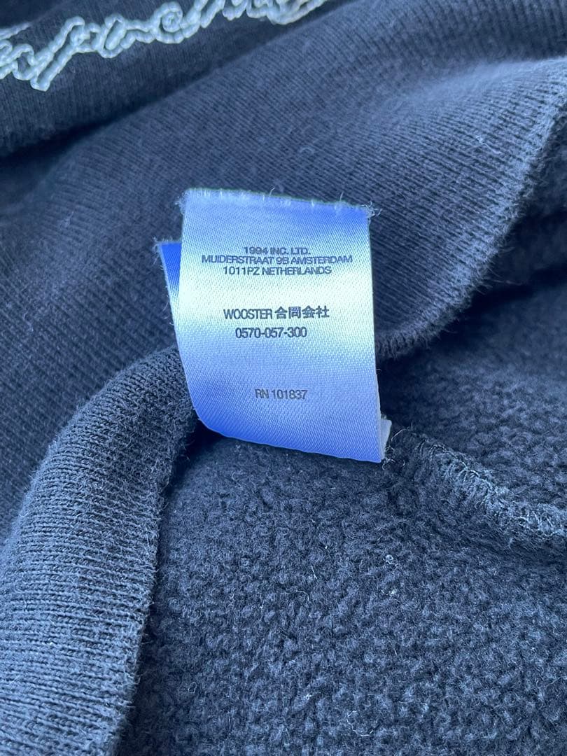 【専用】Supreme 筆記体ロゴ 総柄フーディー ブラック XL