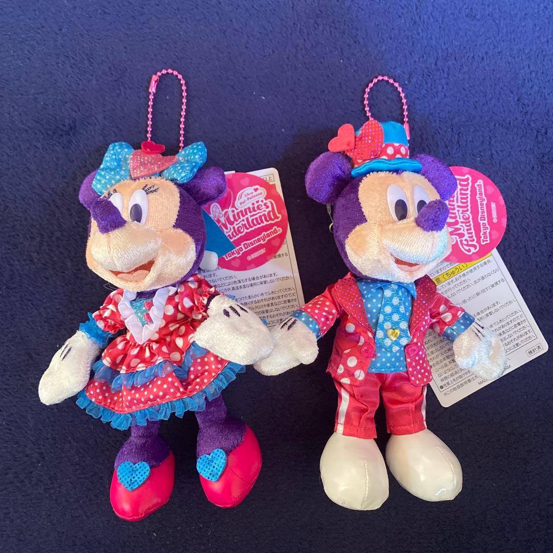 ミニーパルパルーザ　ファンダーランド　ぬいぐるみバッチ　セット 東京ディズニーランド パルパルーザ ミニーのファンダーランド