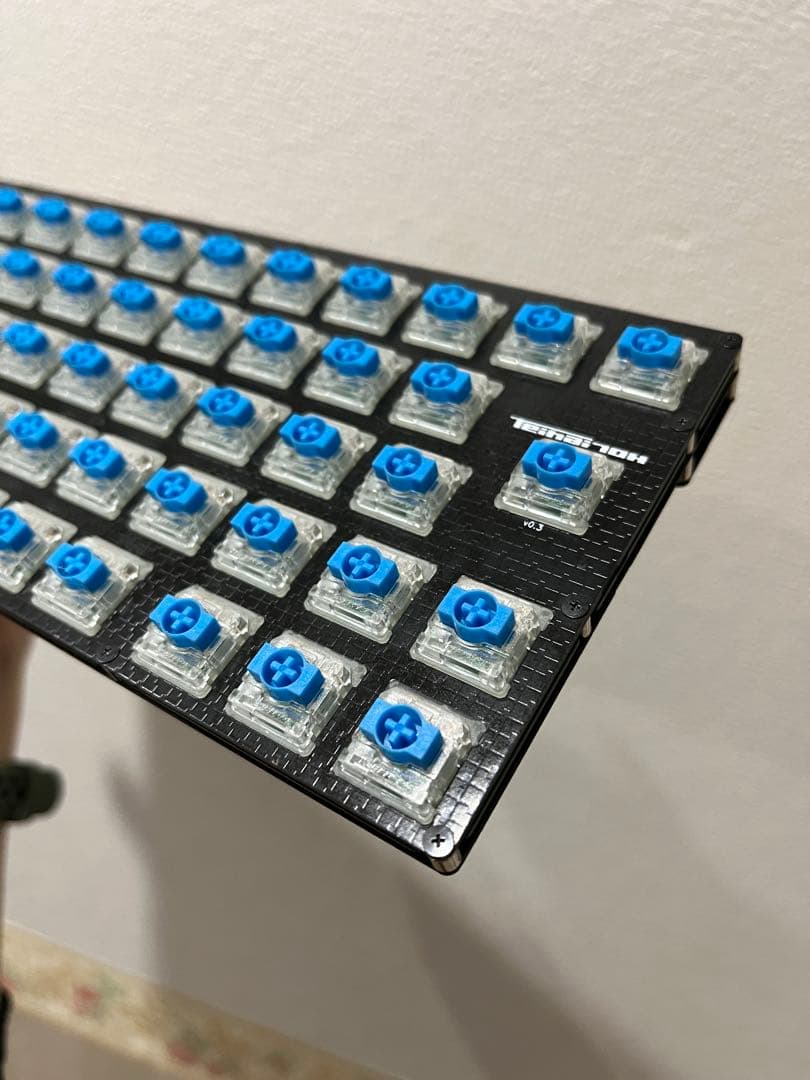 Teihai70H 自作70%キーボード ロープロ日本語配列 おまけ付き