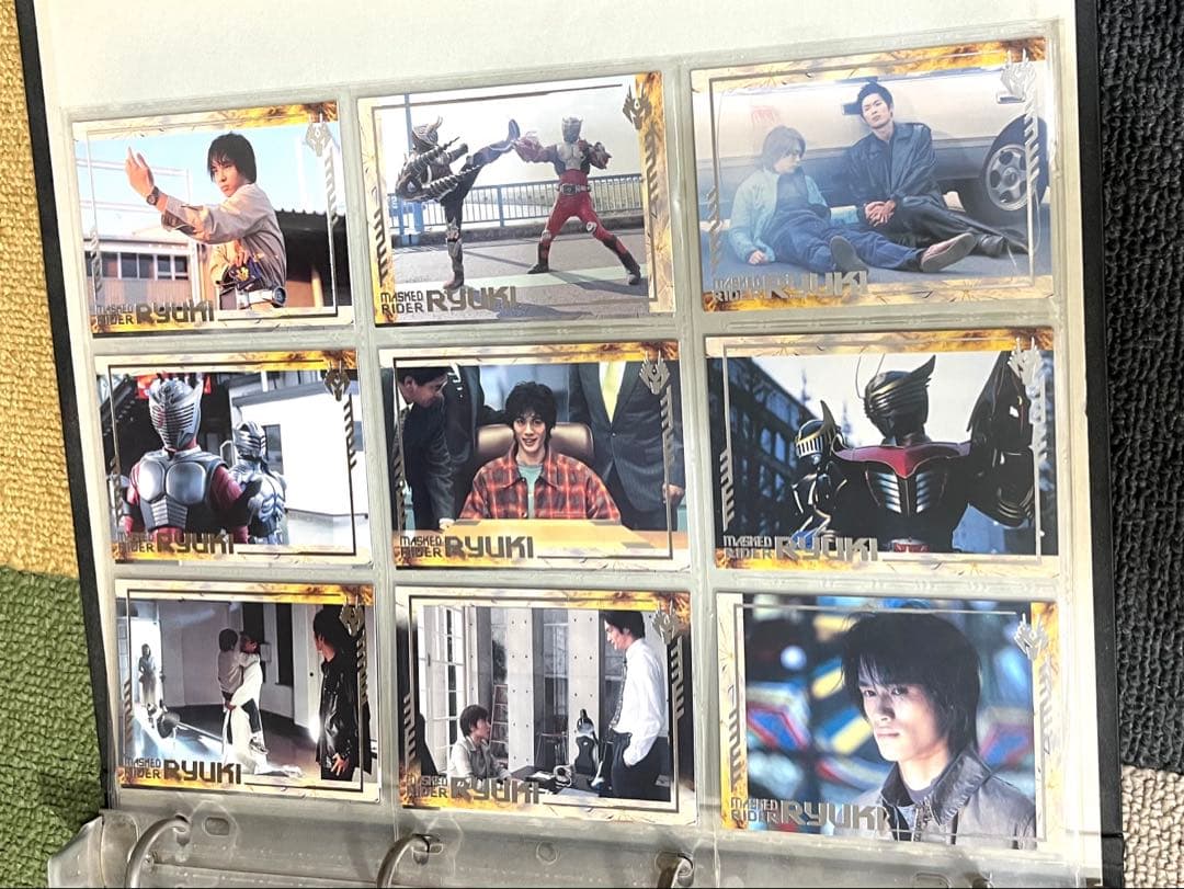 【当時物】仮面ライダー龍騎DVD全巻購入特典カードホルダー+封入トレカ