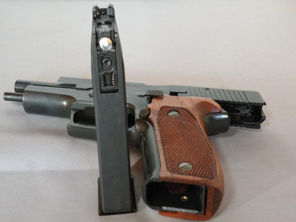 c*t様 タナカワークス P226 シグシュアー マグナブローバック 木製グリッ