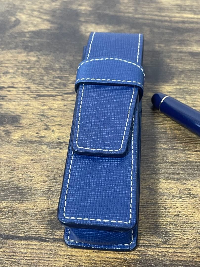 試筆のみ ネイビー 網目 2016 限定 FM パイロット 万年筆 カスタム74
