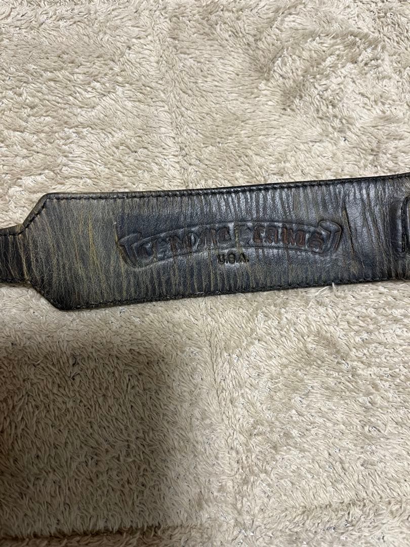 CHROME HEARTS R&R ロックンロール レザーブレスレット⭐︎