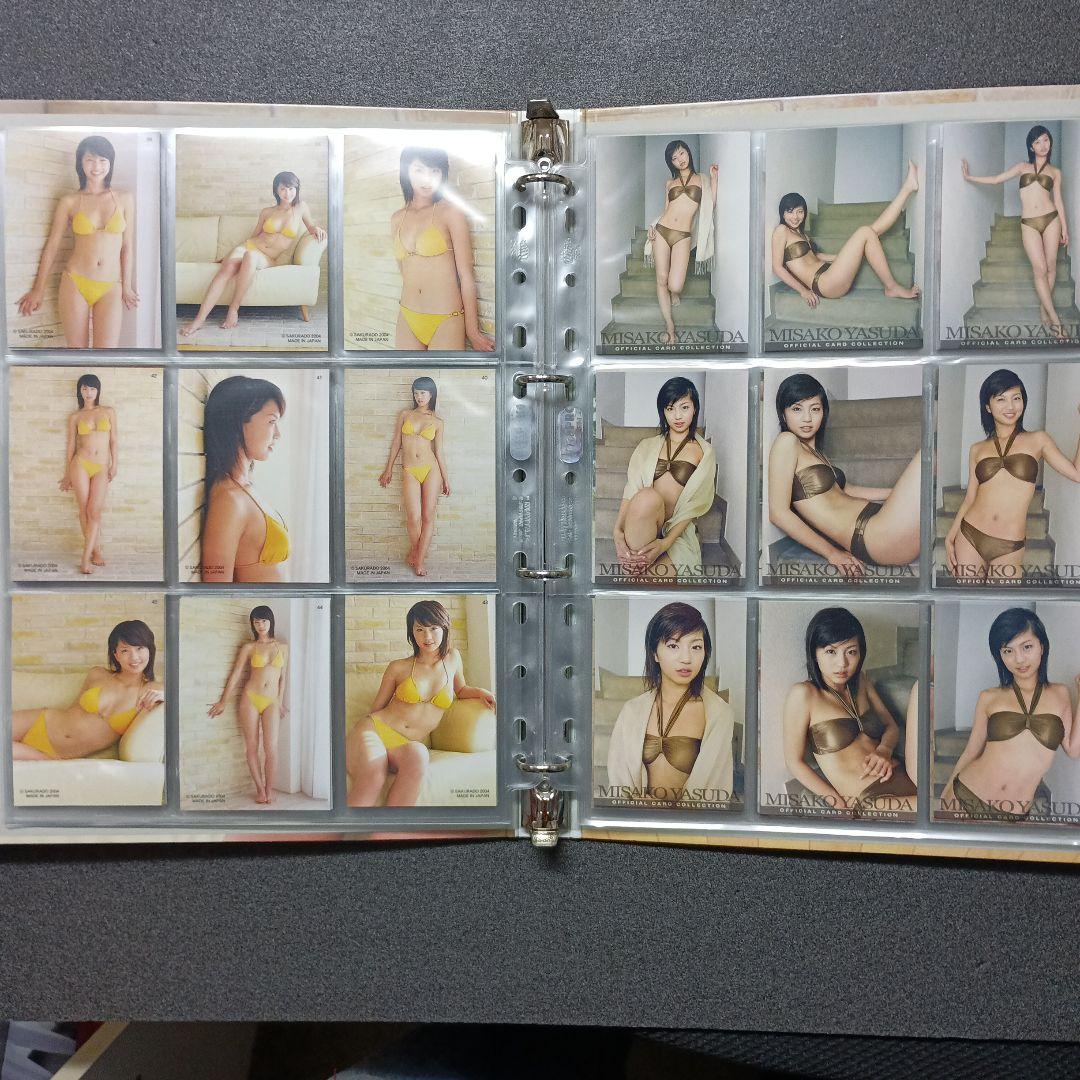さくら堂2004安田美沙子SP込みコンプリートとバインダー89種類　トレカ