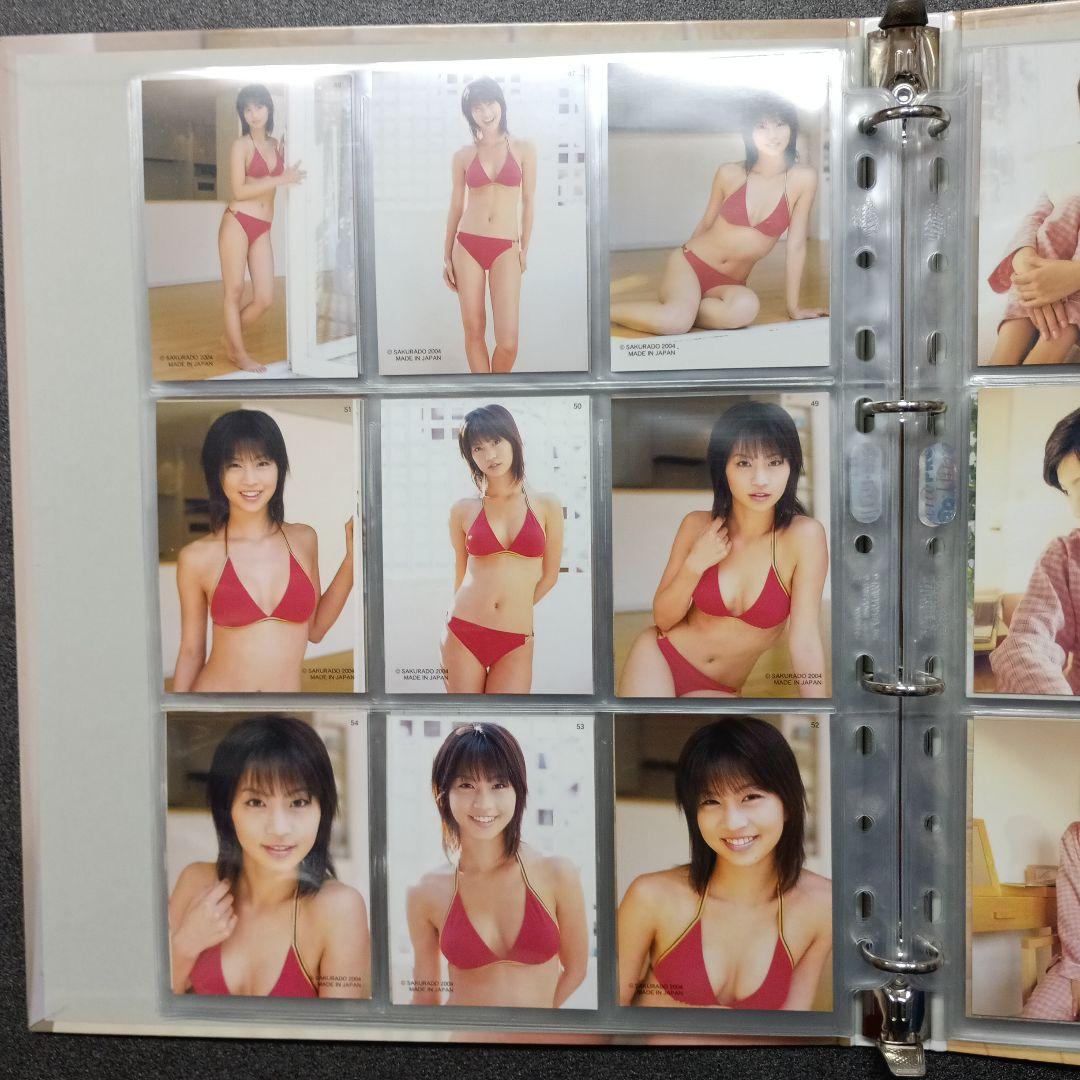 さくら堂2004安田美沙子SP込みコンプリートとバインダー89種類　トレカ