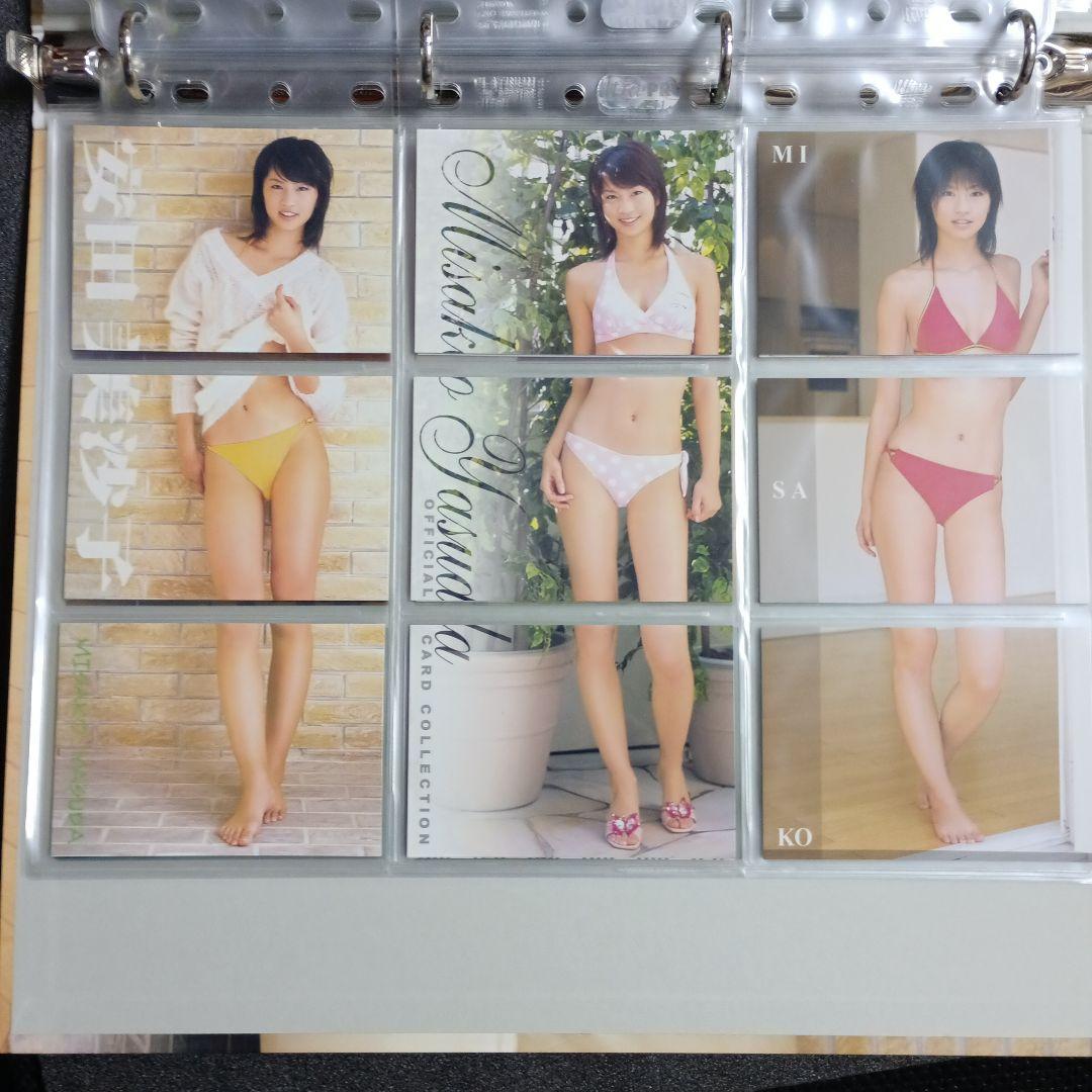 さくら堂2004安田美沙子SP込みコンプリートとバインダー89種類　トレカ