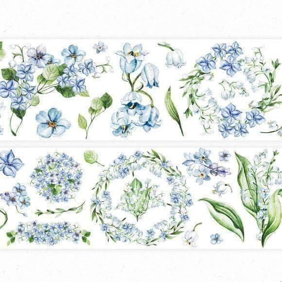 セール♪】海外マスキングテープ レトロ 花シリーズ PETテープ No.4