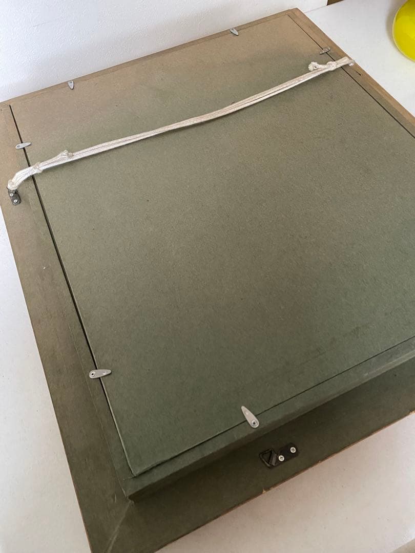 濱本久雄　油絵　油彩画　額縁　金色フレーム