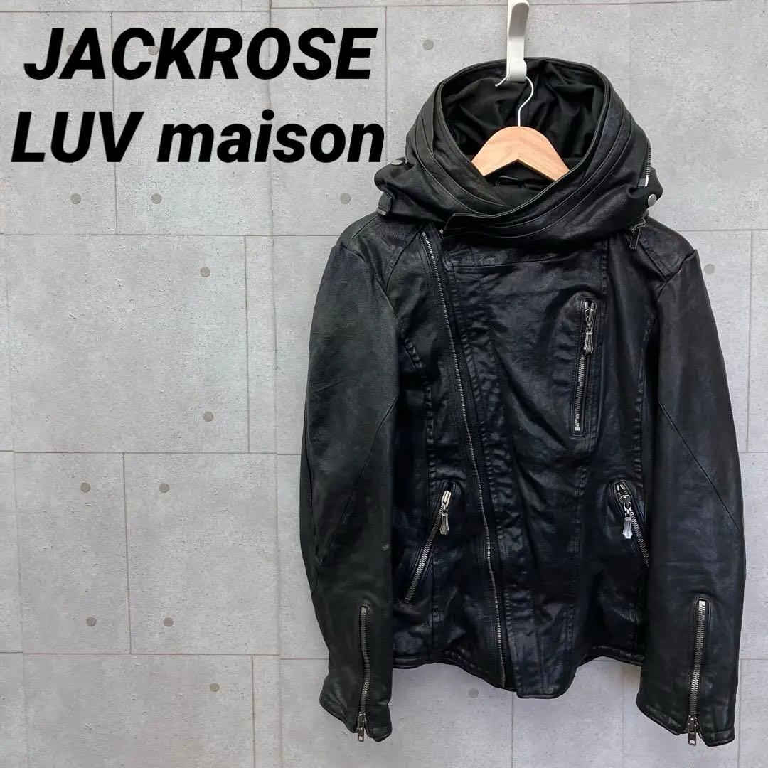 JACKROSE LUV maison ライダースジャケット sugizo 黒 - メルカリ