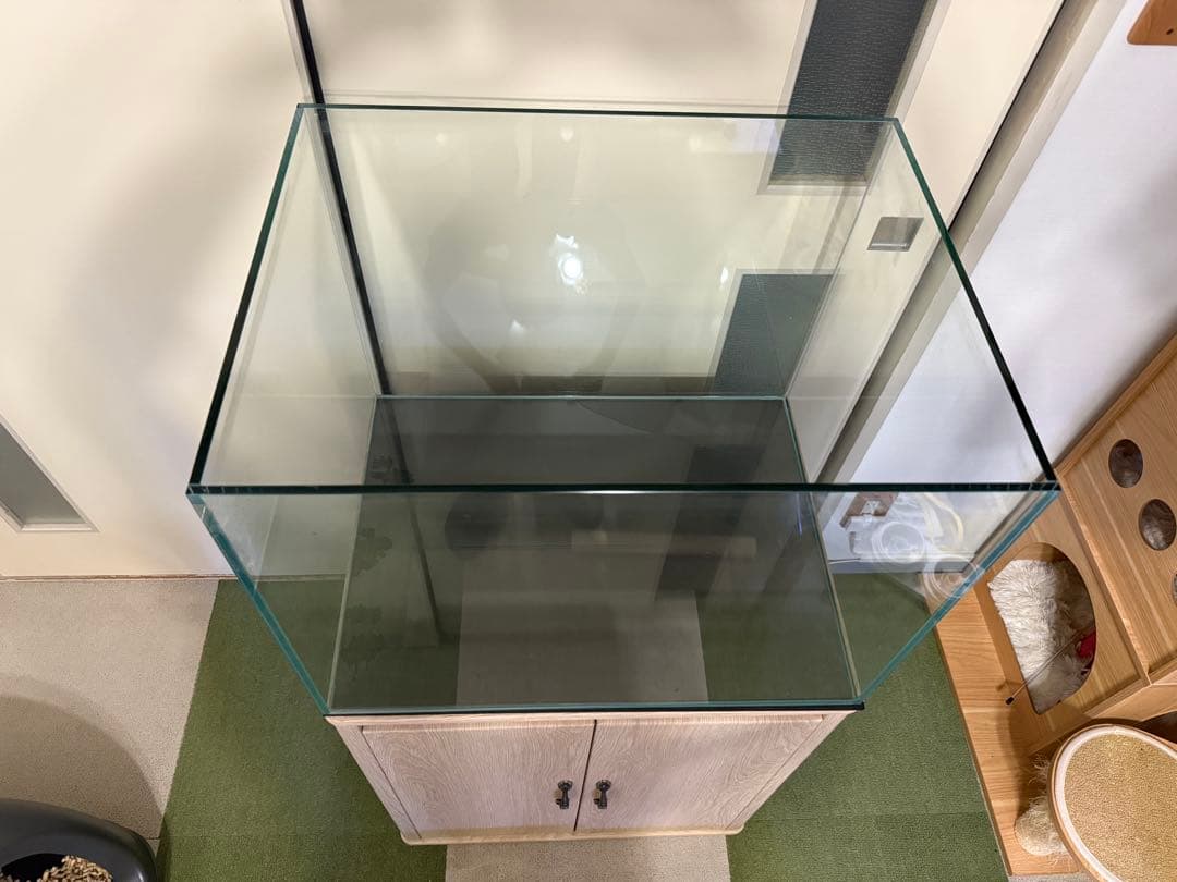 (引取限定)中古水槽・リメイク水槽台セット 60×45×45