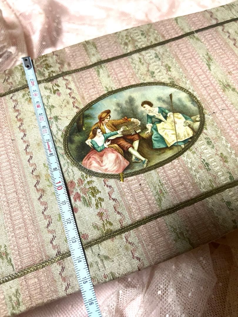 アンティーク カルトナージュ ボックス 花柄