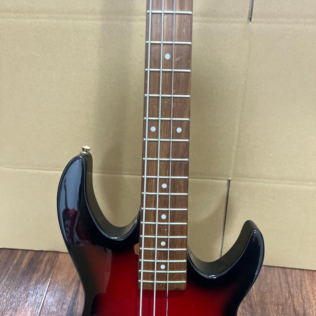 メンテナンス済♥️アンボイ ベースギター レッド ブラック ギター ベース
