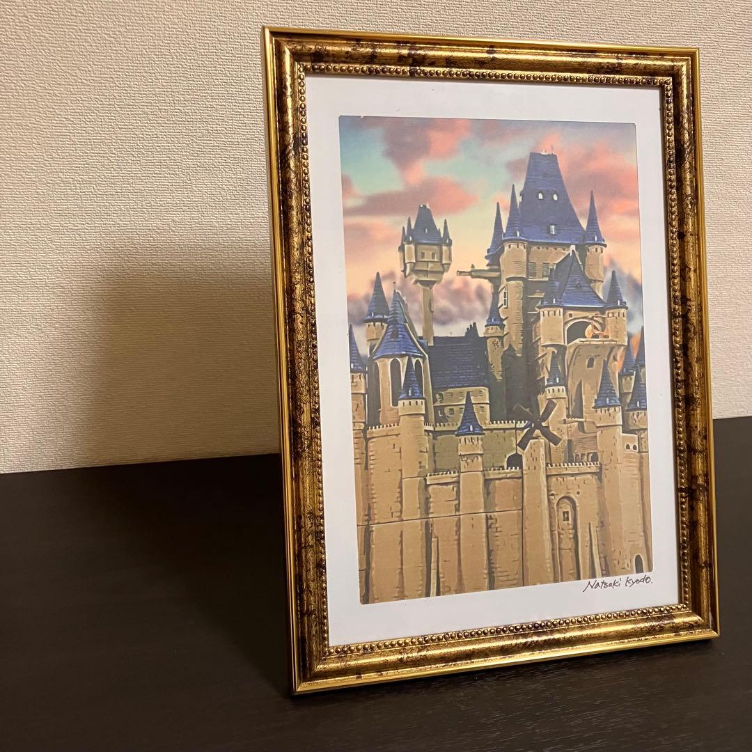 ジブリアート18 カリオストロの城② 額縁寸法32.7㎝×24.0㎝