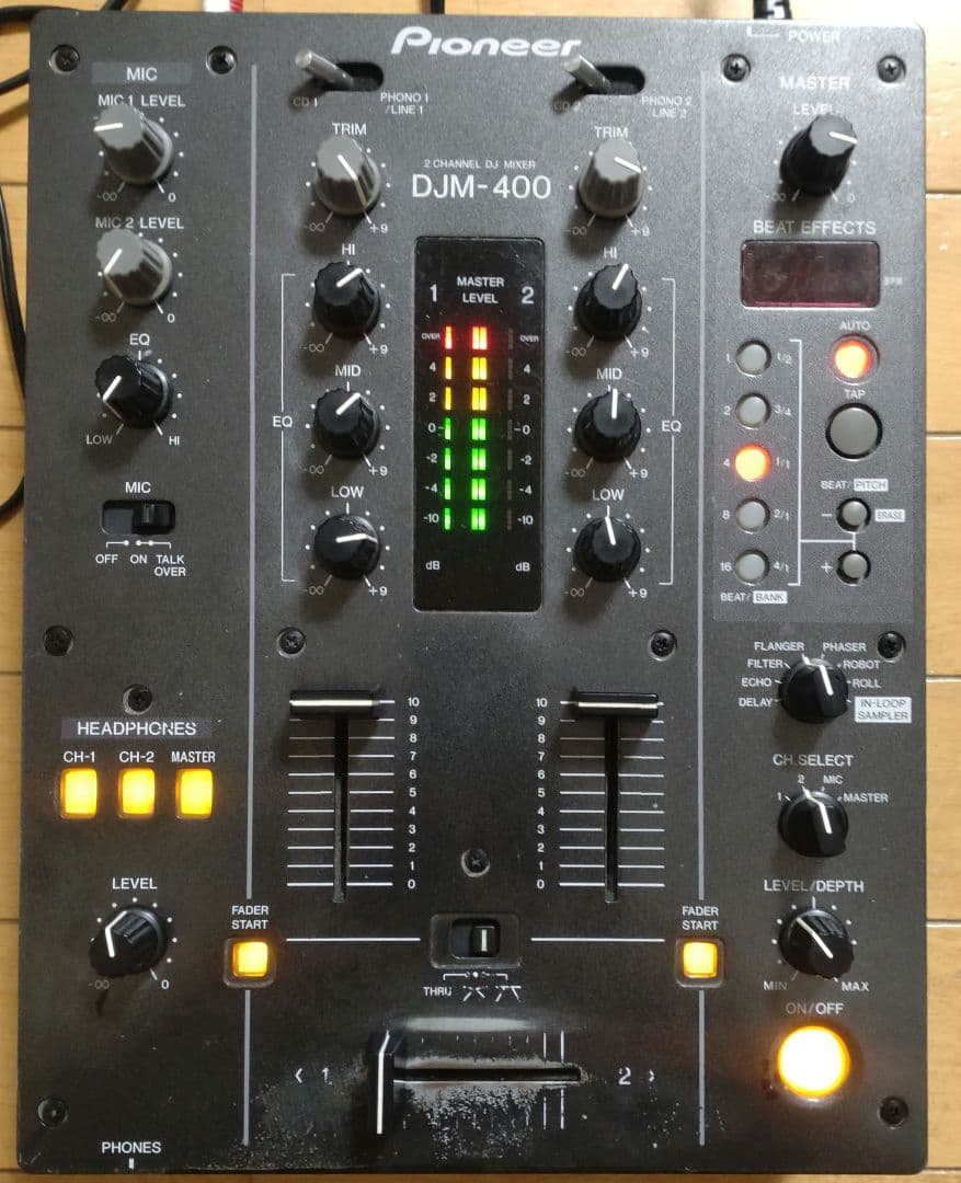 Pioneer DJM-400 動作確認済み クロスCHフェーダー 交換 - メルカリ