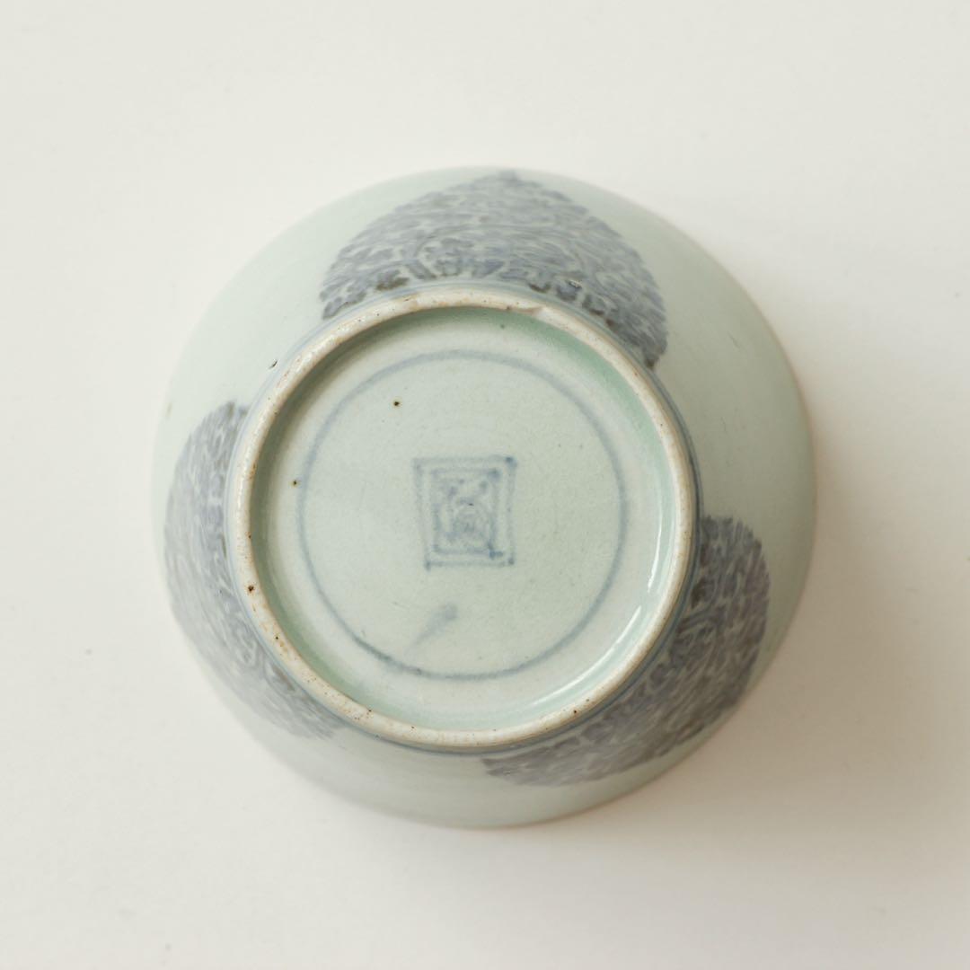 古伊万里 伊万里 江戸 中期 型紙摺 印判手 蕎麦猪口 金継ぎ 材料