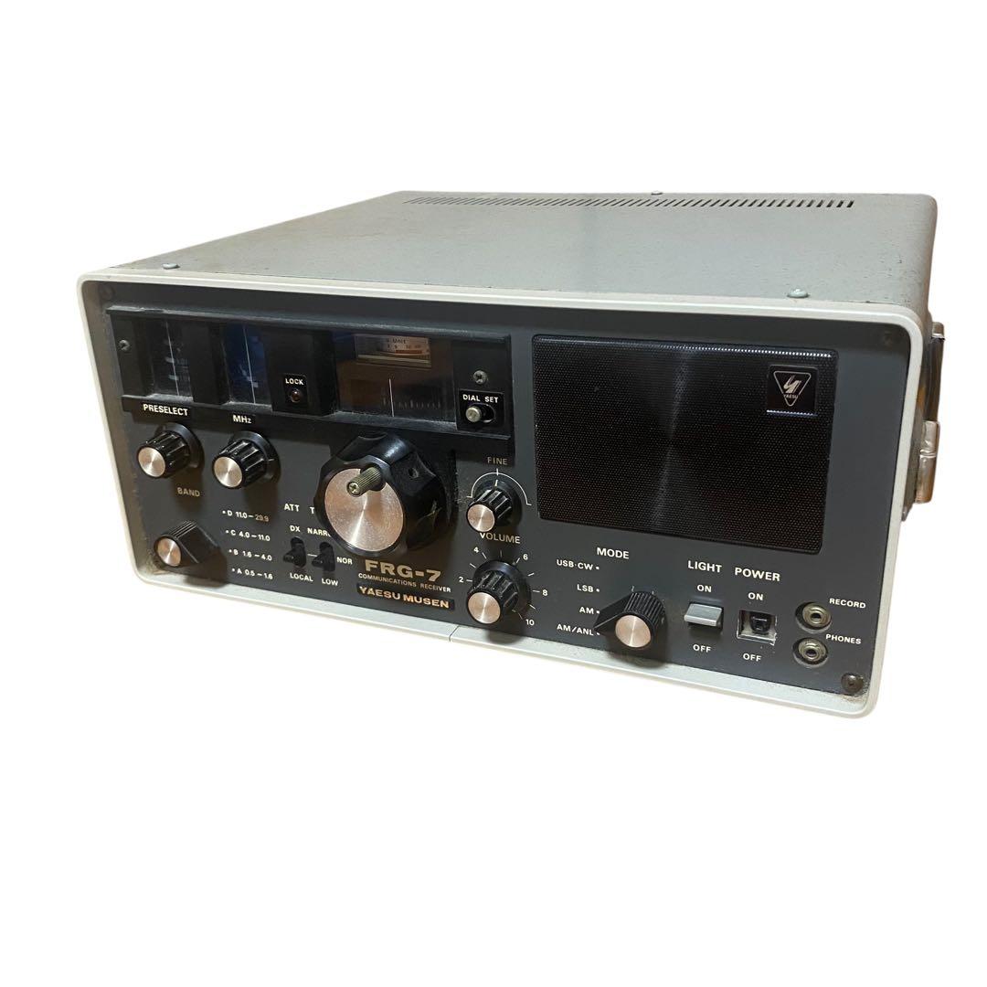 八重洲無線 受信機 アマチュア無線 FRG-7 動作良好 コミュニケーション