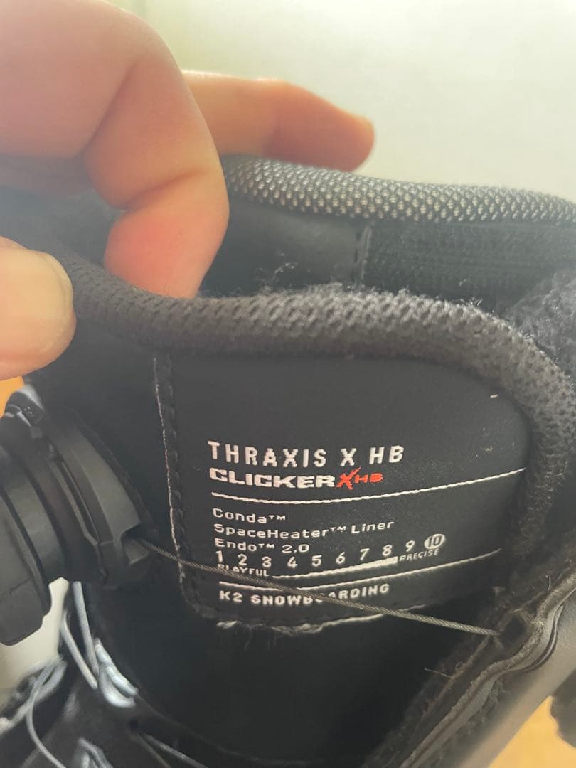 ステップイン K2 THRAXIS CLICKER X HB 27cm 美品