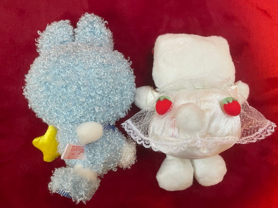 ハローキティ ウサギ いちご ドレス ぬいぐるみ 2体セット