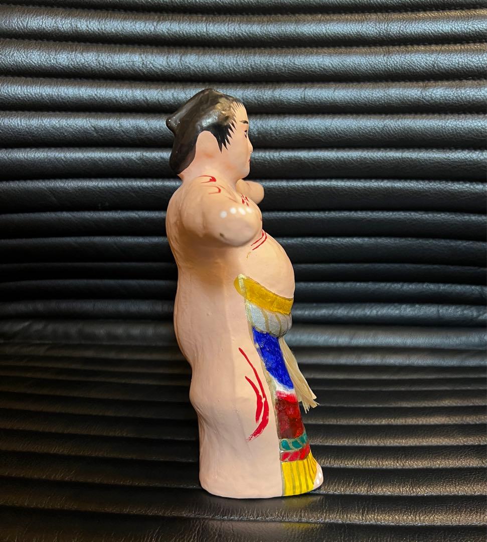 長門張子 角力 王鵬 横綱 民芸品 郷土玩具