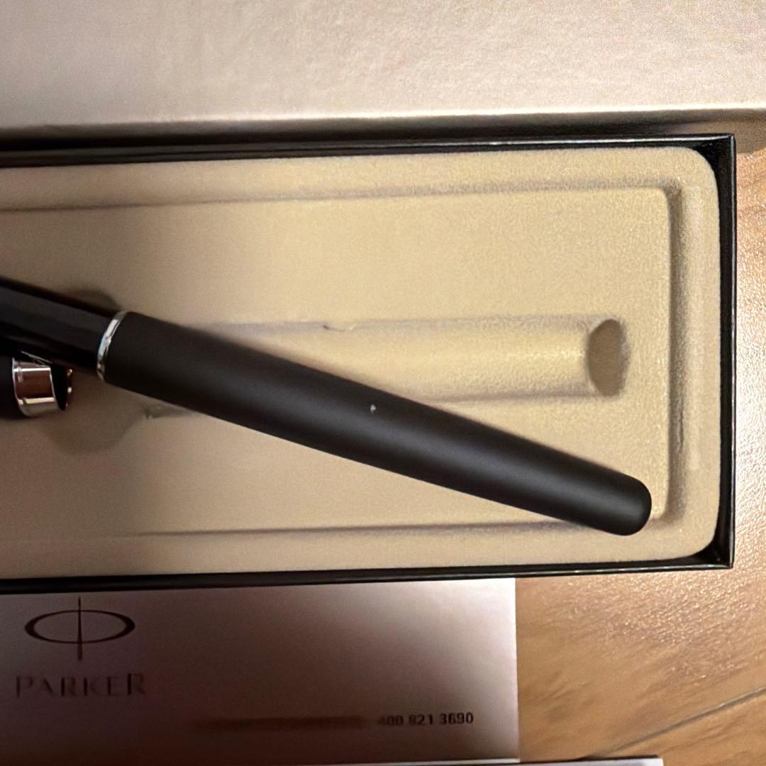 未使用 PARKER 黒 ボールペン 専用ケース付き - メルカリ