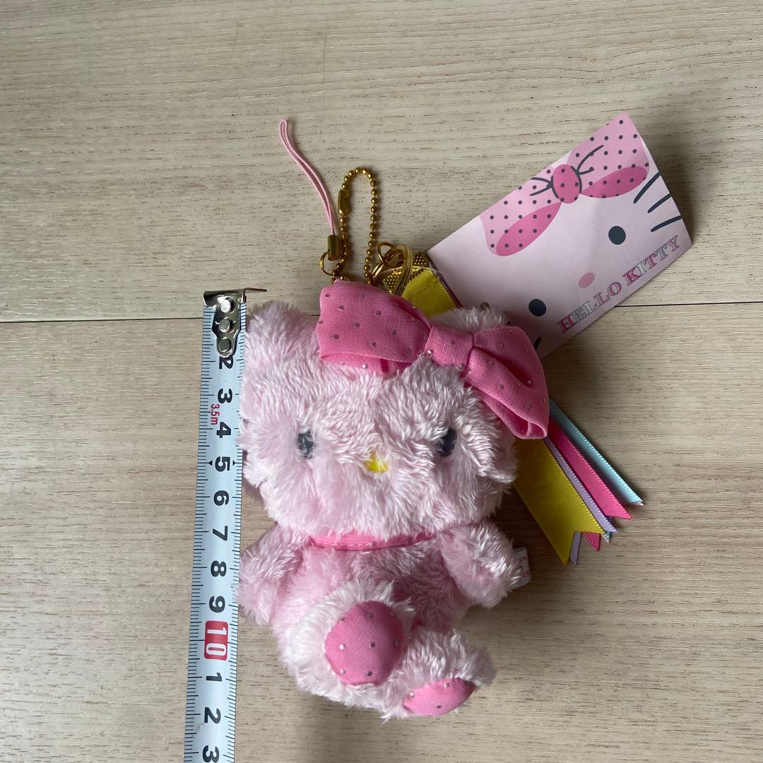 サンリオハローキティ マスコットキーホルダーストラップ春ピンク激レア平成レトロ